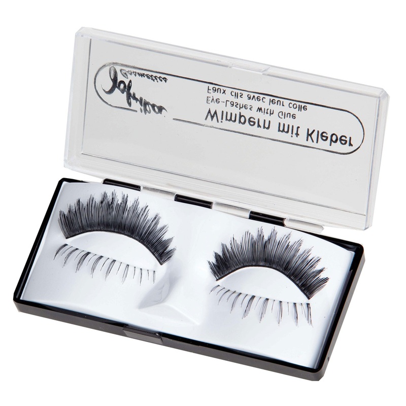 Human hair lashes duo black