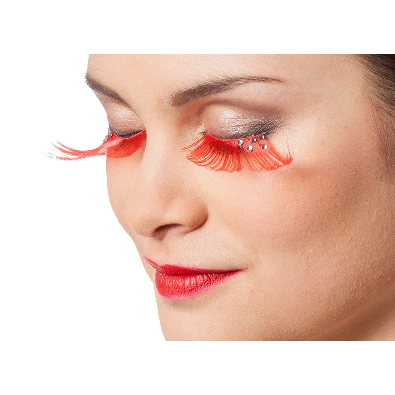 Intense red XXL eyelashes
