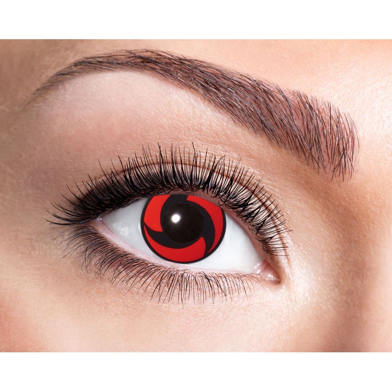 Red Spin Contact Lens