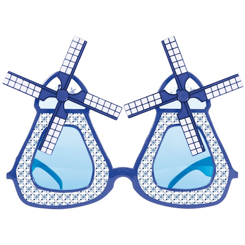 Windmill glasses in blue