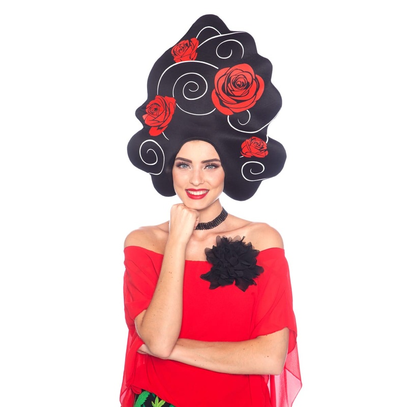 Carmen Rose foam wig