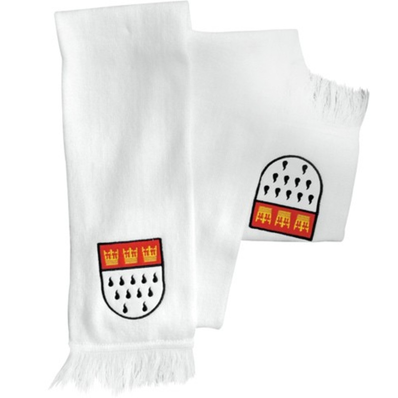 Cologne coat of arms scarf white