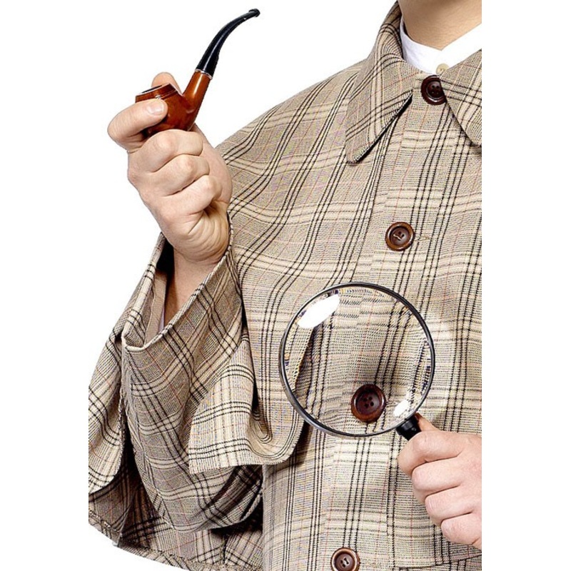 Detective accessories whistle with magnifying glass