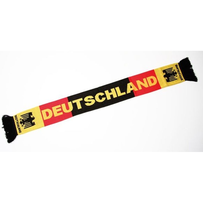 Germany knitted scarf with coat of arms
