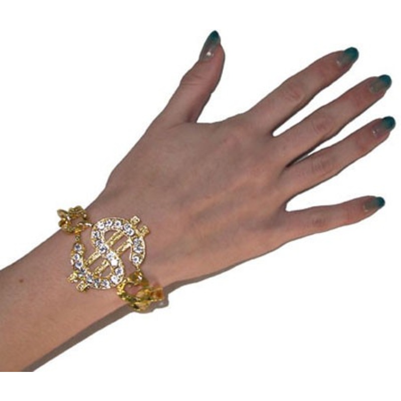 Gold Diamond Dollar bracelet