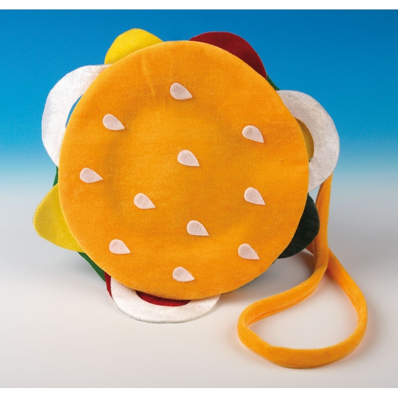 Hamburger pocket with zipper