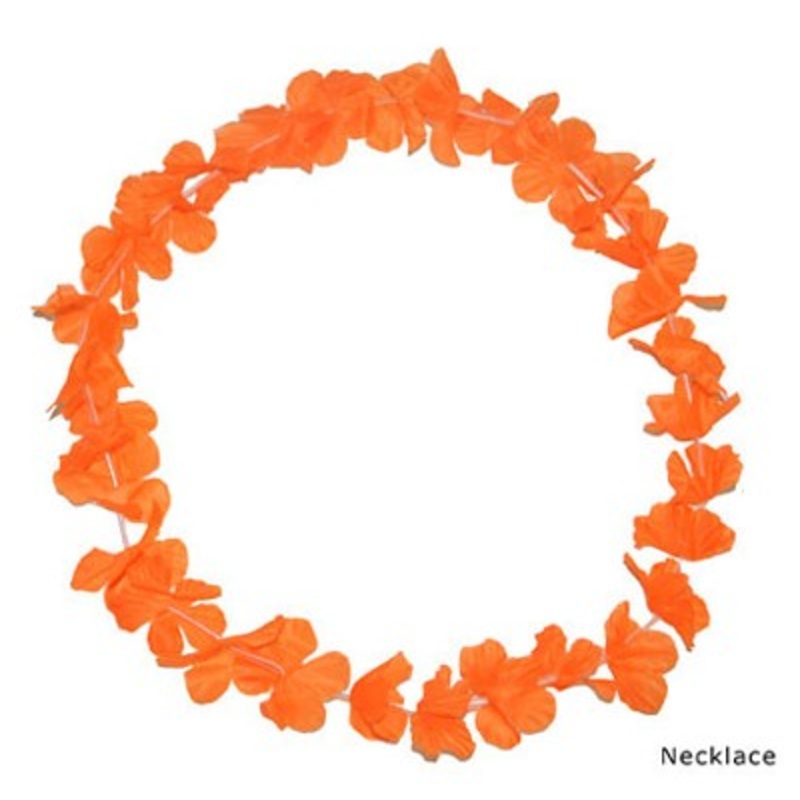 Holland Hawaiian necklace orange