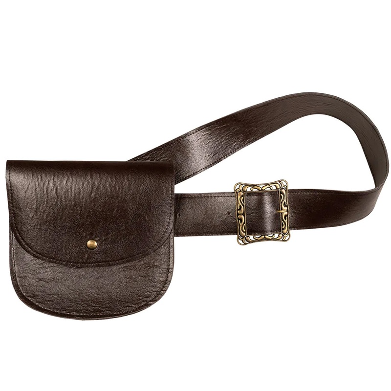 Pirate belt bag brown 18cm