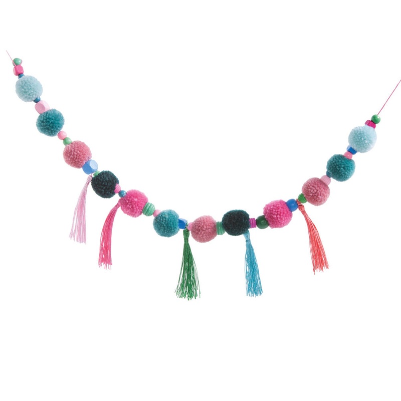 Pompons Pastell aus Wolle 3cm 24 Stck