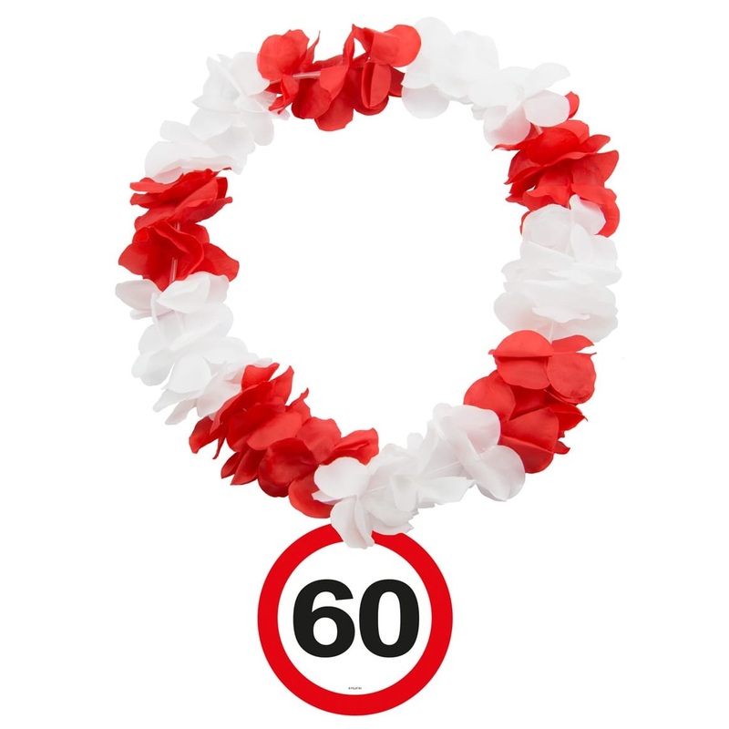 Traffic sign 60 Hawaiian chain