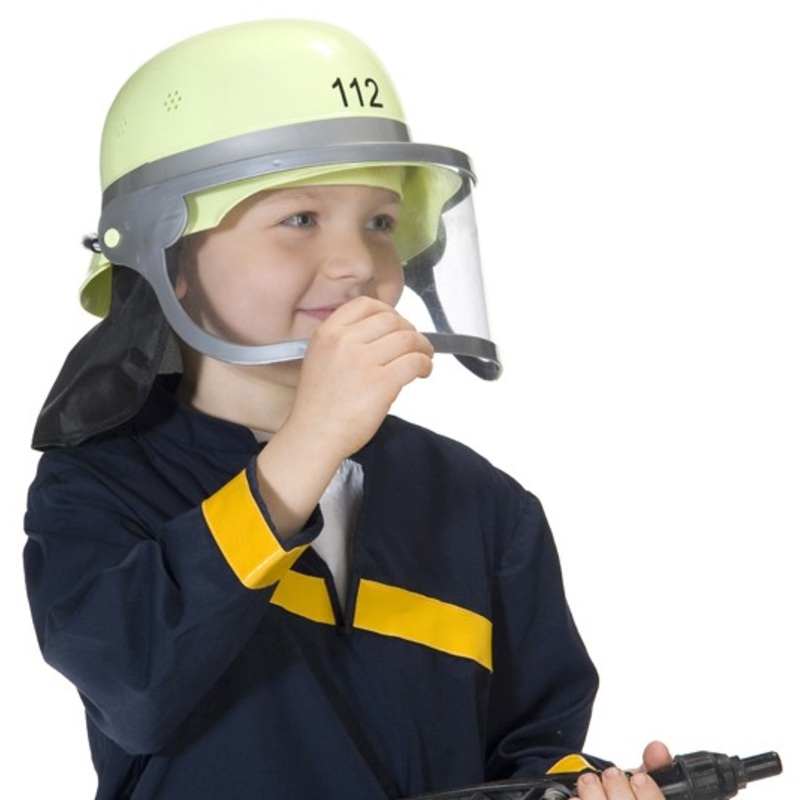 112 Fire helmet with visor for children