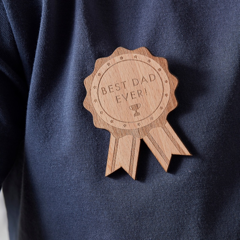 Best Dad Ever Hoz Button