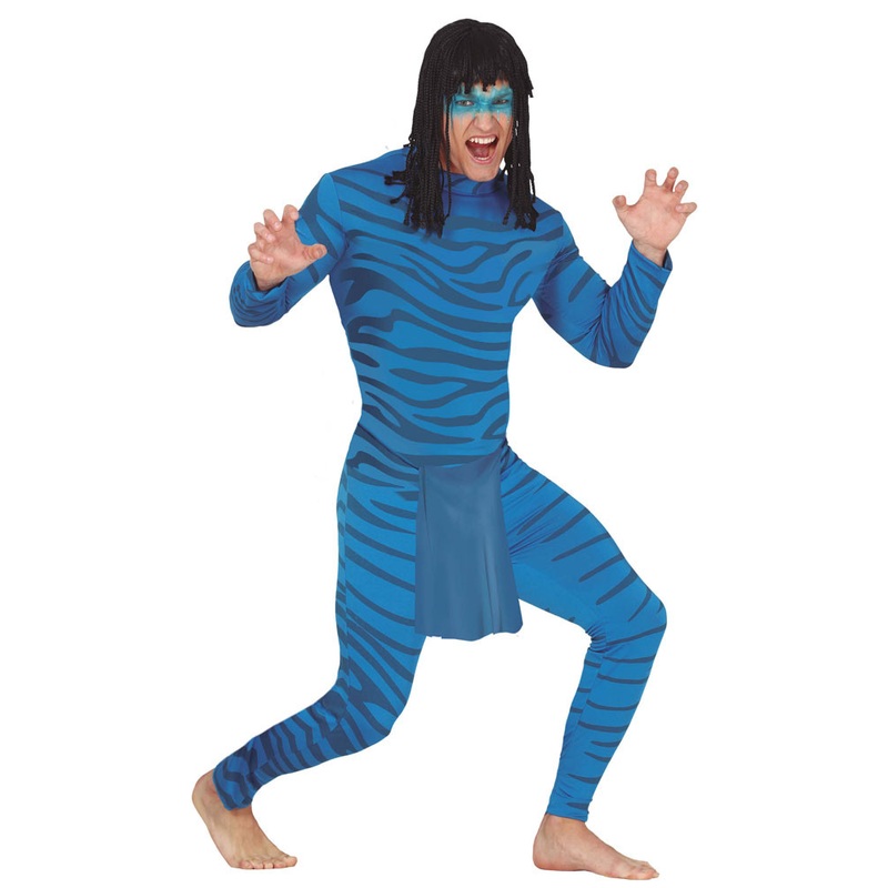 Blue Fantasy men's costume