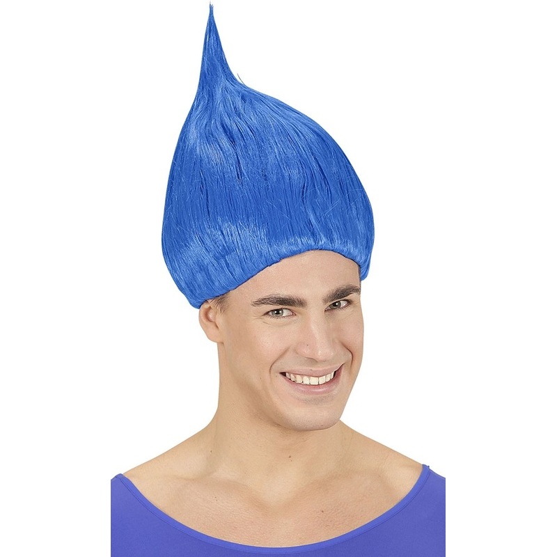 Blue leprechaun wig
