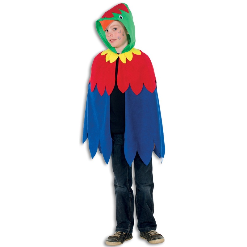 Chattering parrot child costume