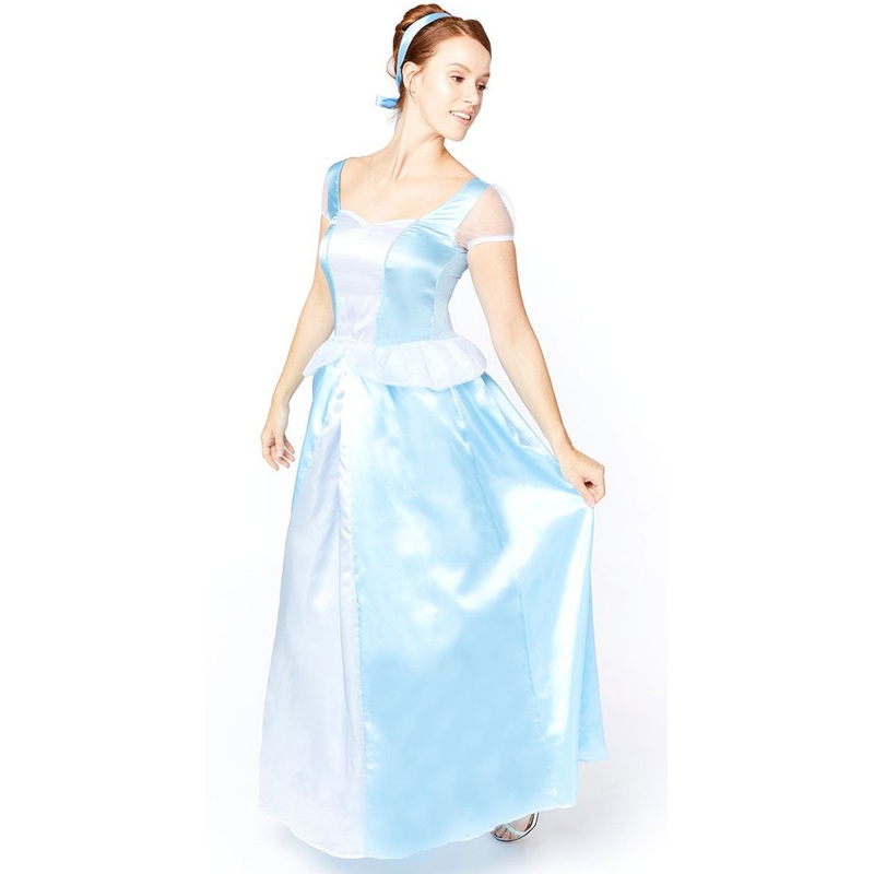 Fairy tale princess costume for women light blue 36-38