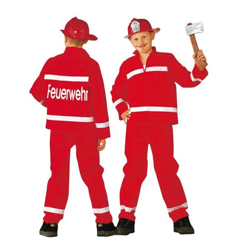 Fireman Erik children's costume 2-piece 104