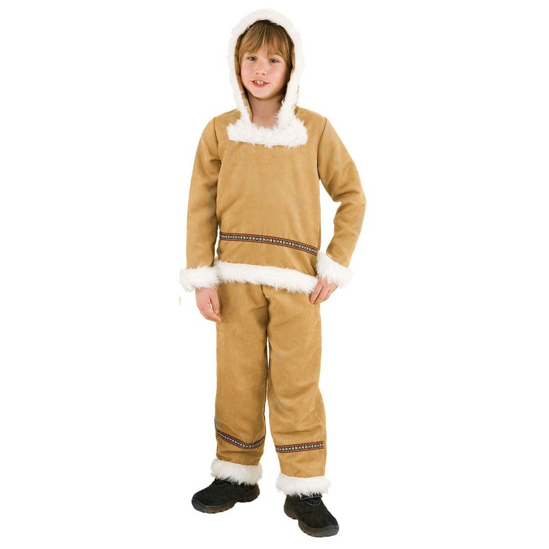 Inuit boy child costume 128