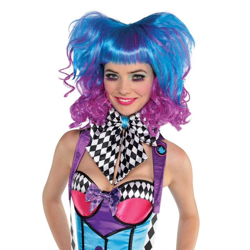 Lively tea party wig for women