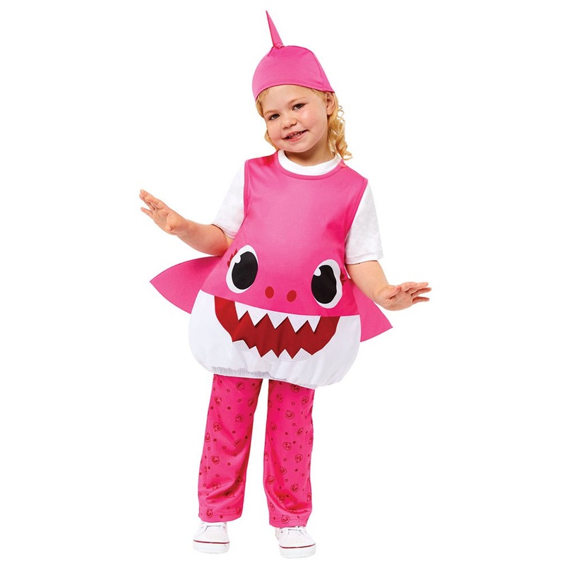 Mommy Shark kids costume pink