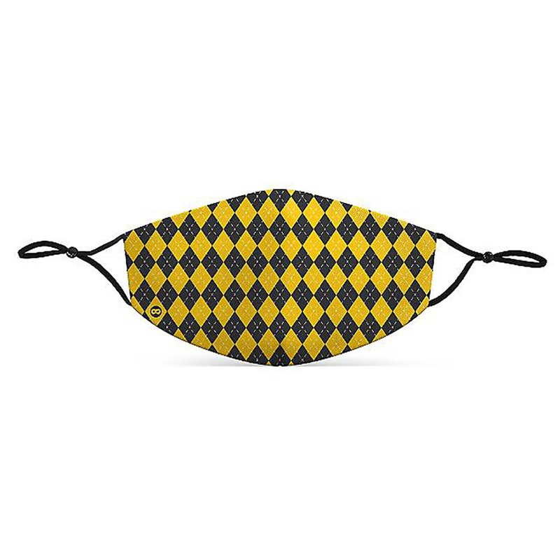 Mouth and nose mask magic school yellow for adults