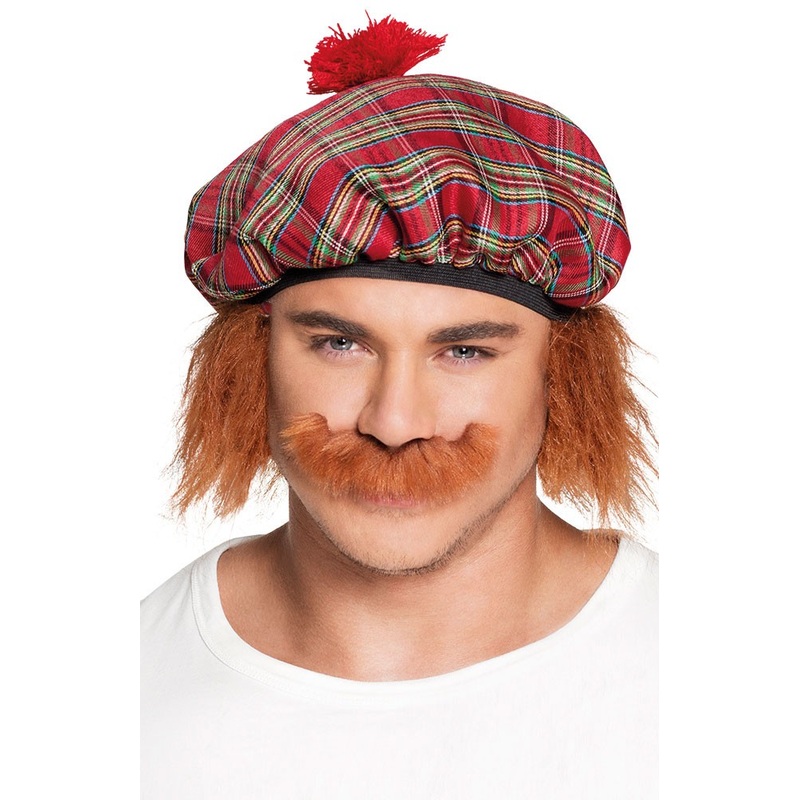 Scots mustache red