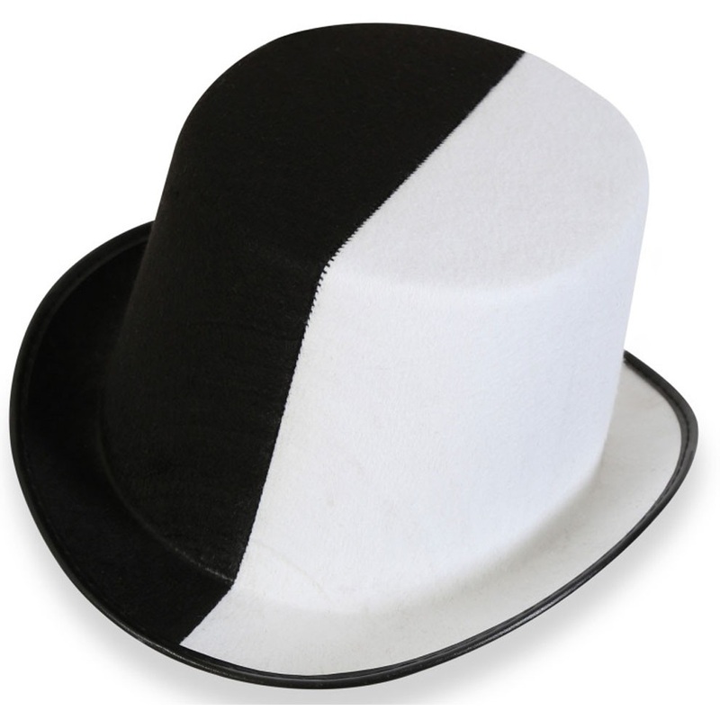 Black & White Party Top Hat