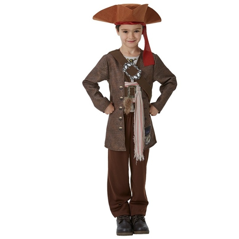 Captain Jack Deluxe kids costume M