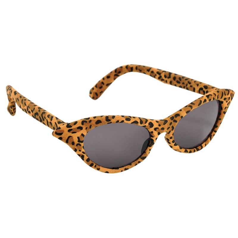 Dangerous woman vintage glasses cheetah motif