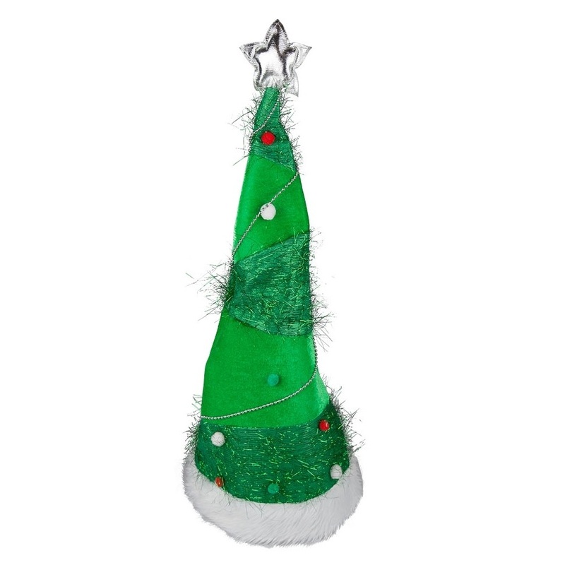 Funny Christmas Tree Stand Up Hat