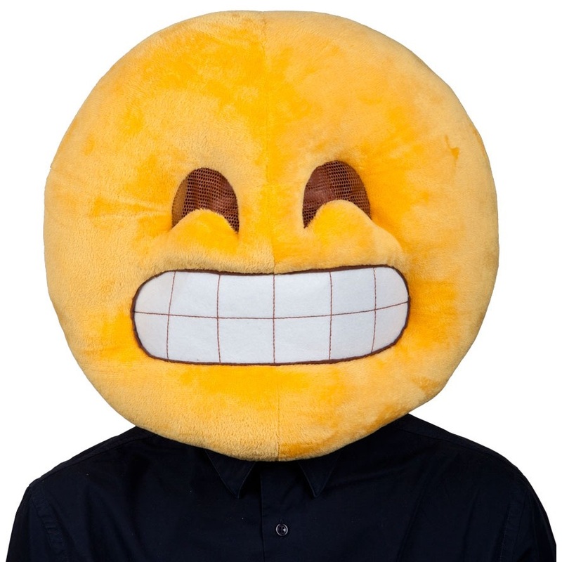 Grinning smiley mask