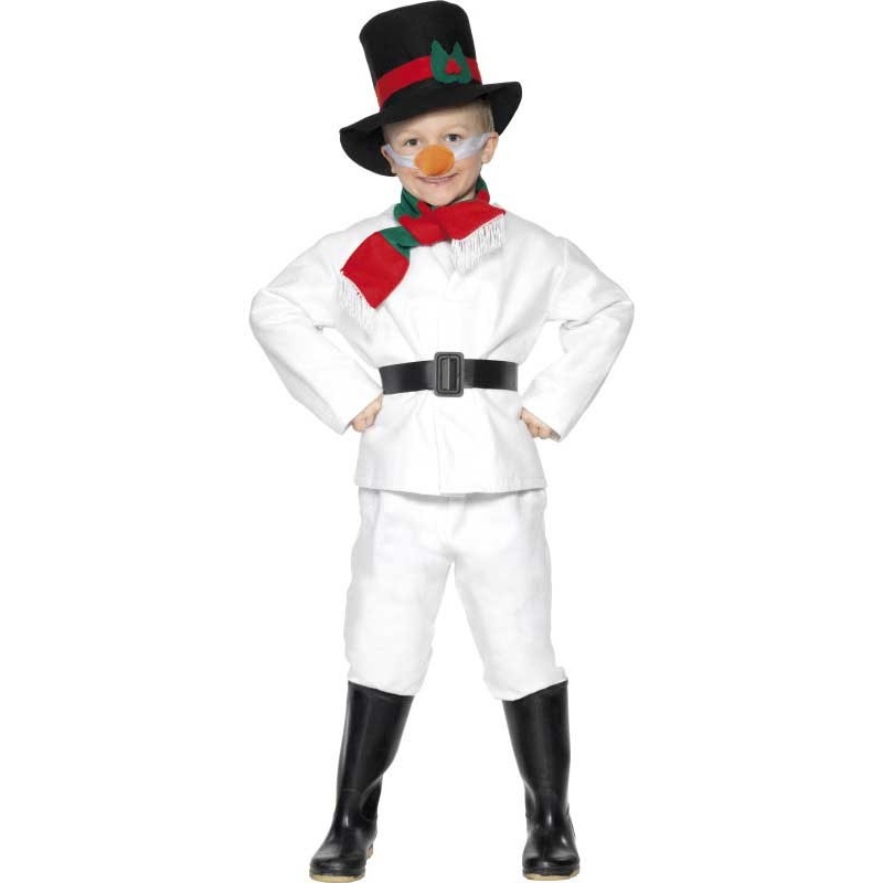 Little snowman child costume 6 pieces S