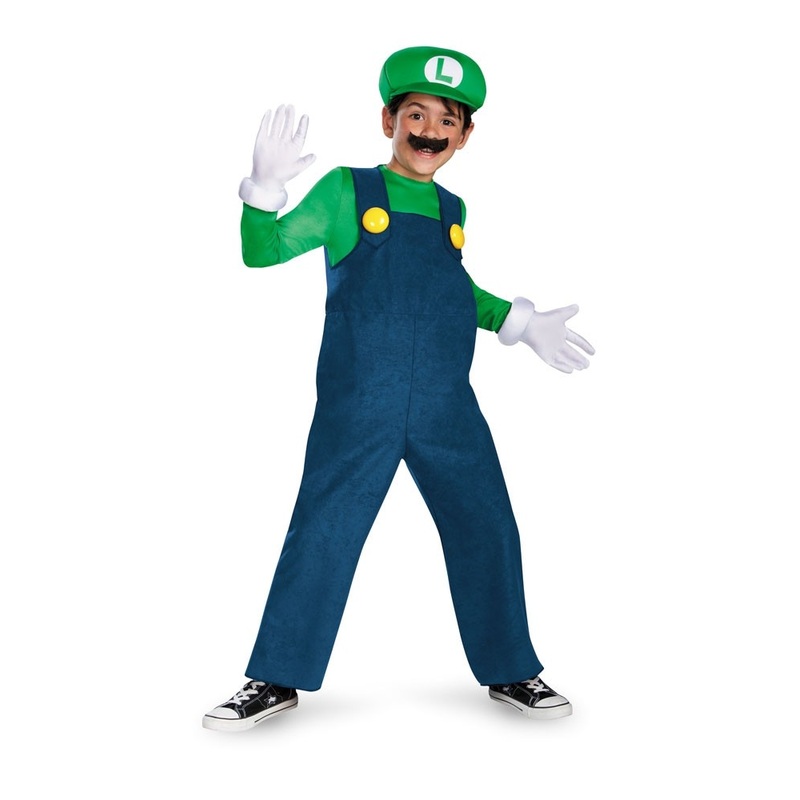 Luigi costume for children