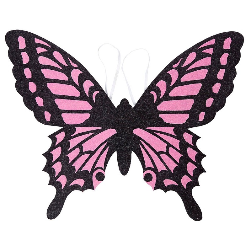 Pink butterfly wings 60 x 48cm