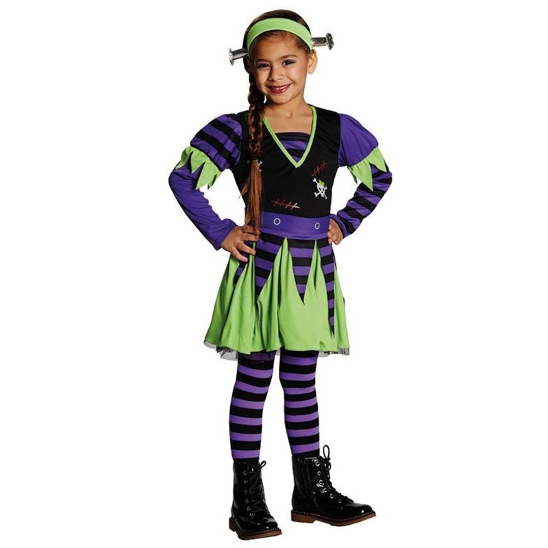 Purple stripe monster costume 116