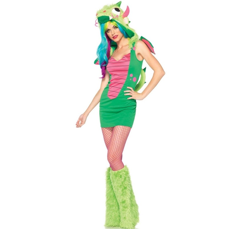 Sexy dragon monster Diandra ladies costume XS