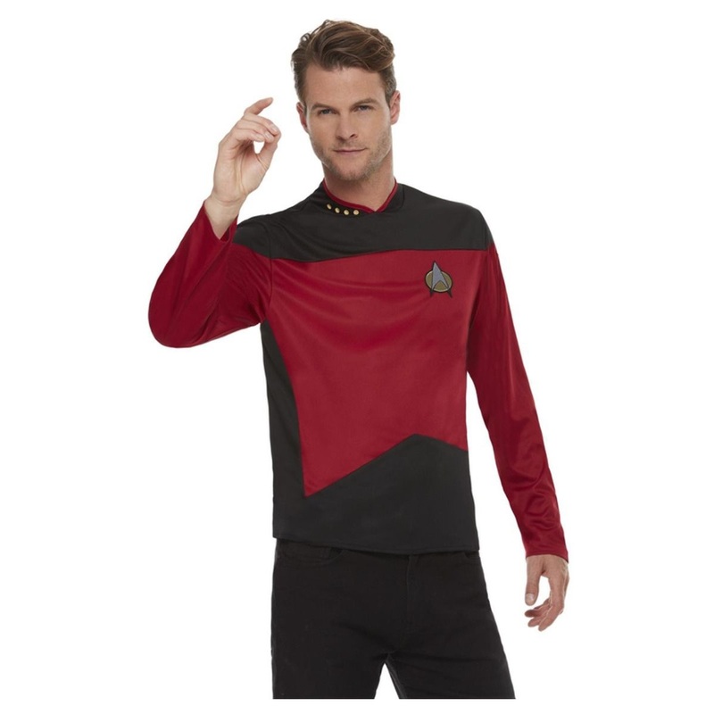 Star Trek next generation uniform shirt for men red S