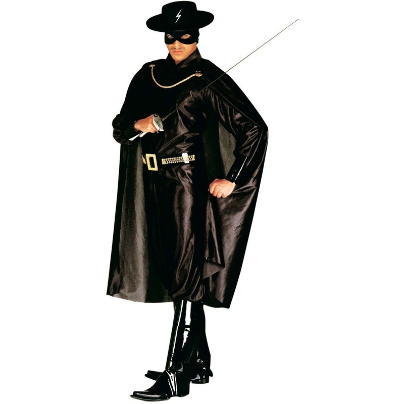 Black avenger men's costume S