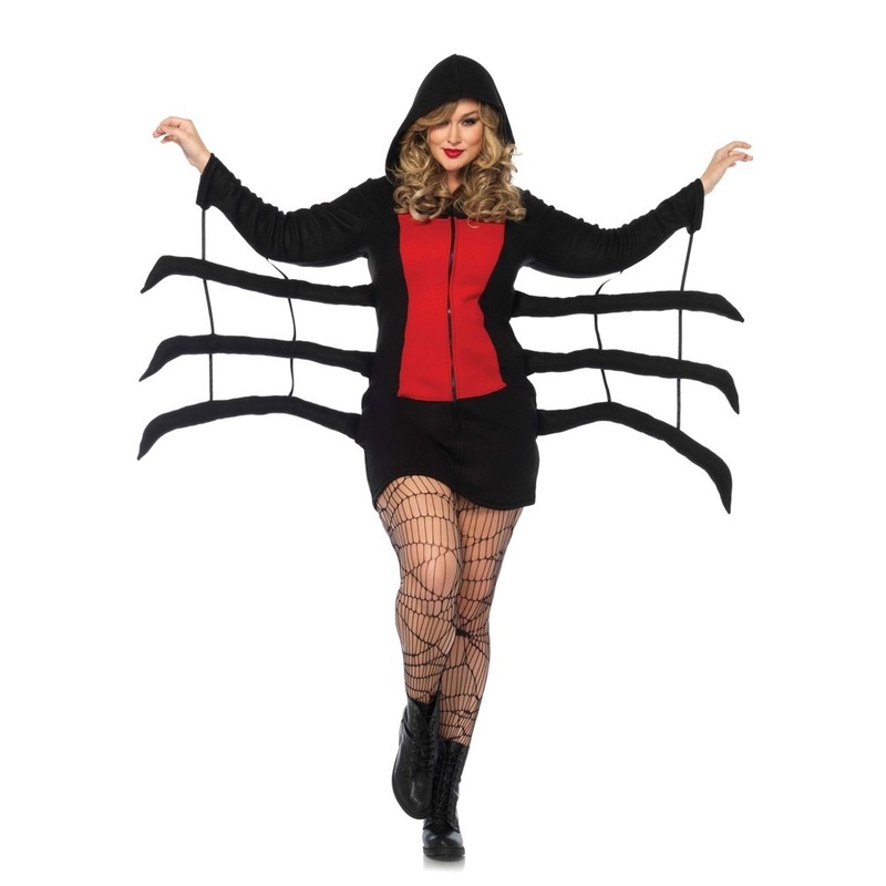 Black Widow Geraldine Curvy Ladies Costume XL-XXL