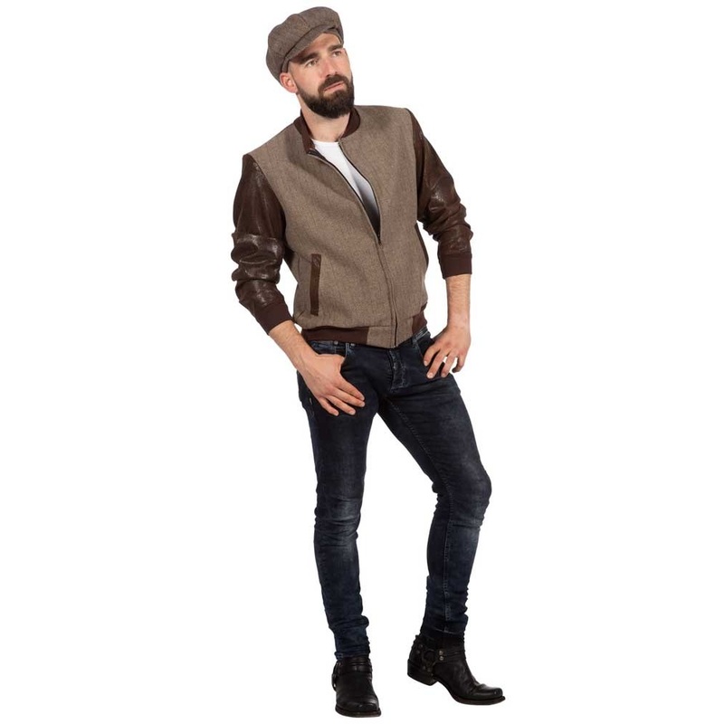 Brown 50s steward men's jacket 48