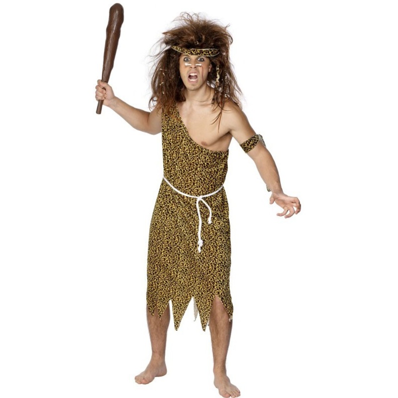 Crazy caveman costume for men M