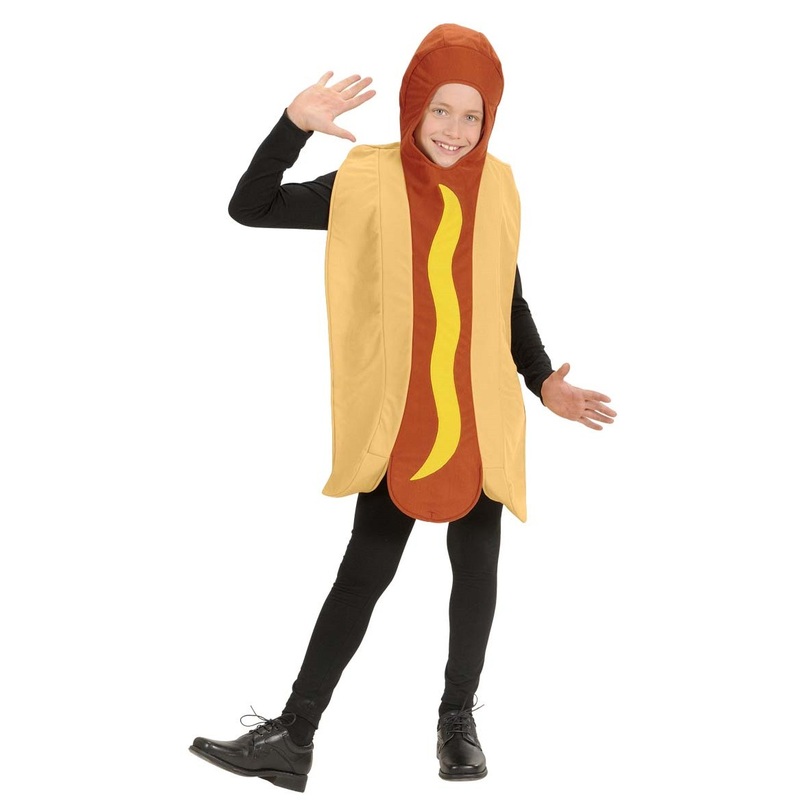 Fast food hot dog costume for kids