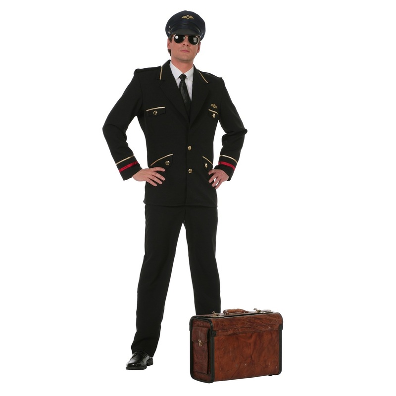 Flight captain Arnold men's costume 50