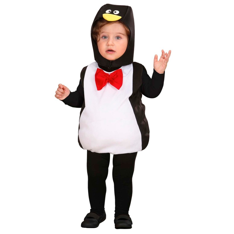 Fluffy penguin child costume