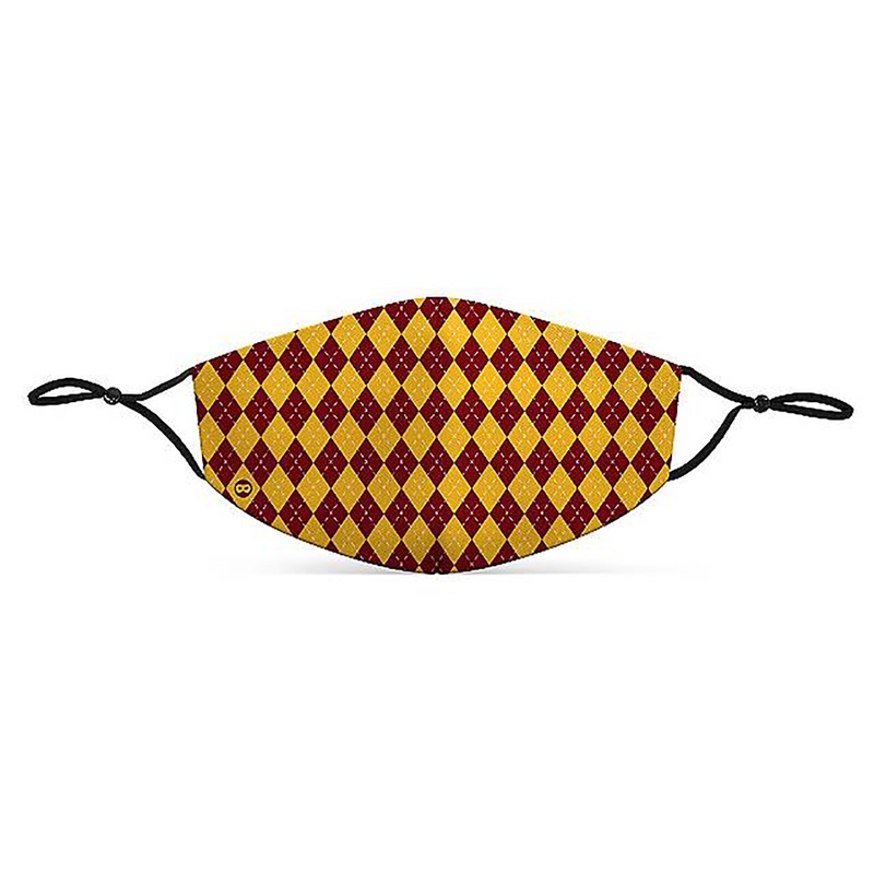 Mouth and nose mask magic school red for children