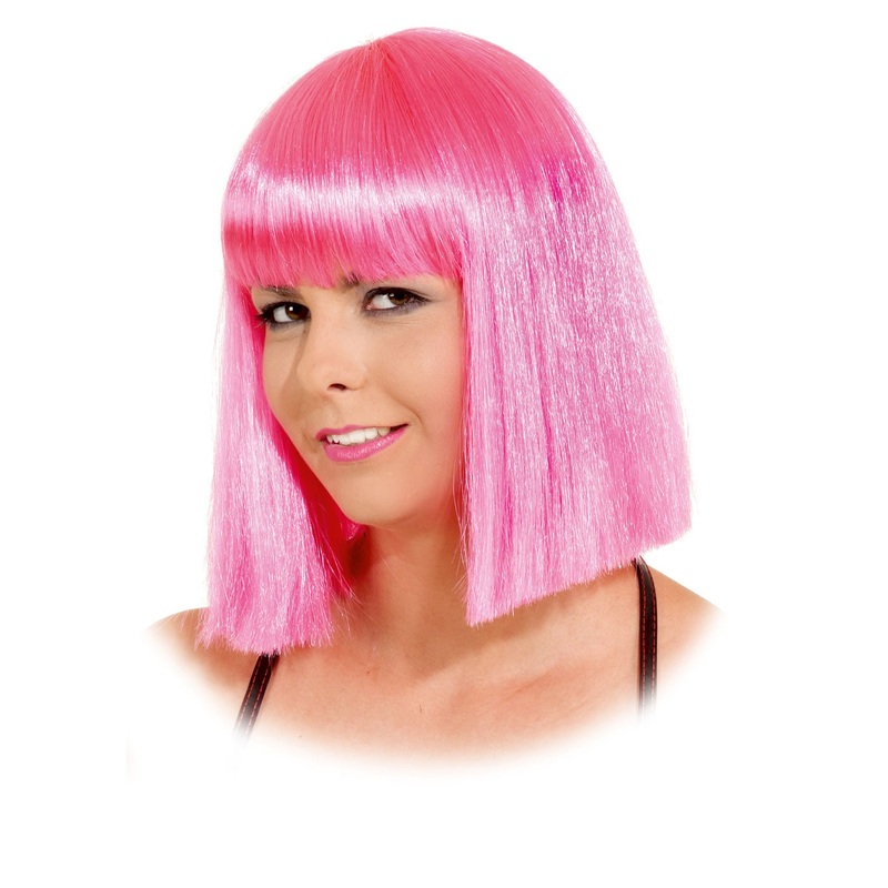 Pink Long Bob Wig Premium