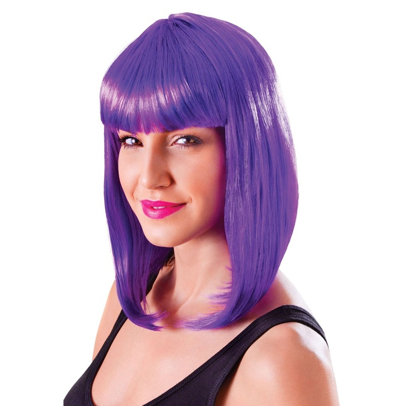 Purple ladies wig Lola
