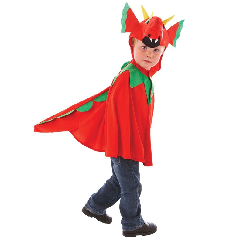 Red Dragon Draggy Child Costume