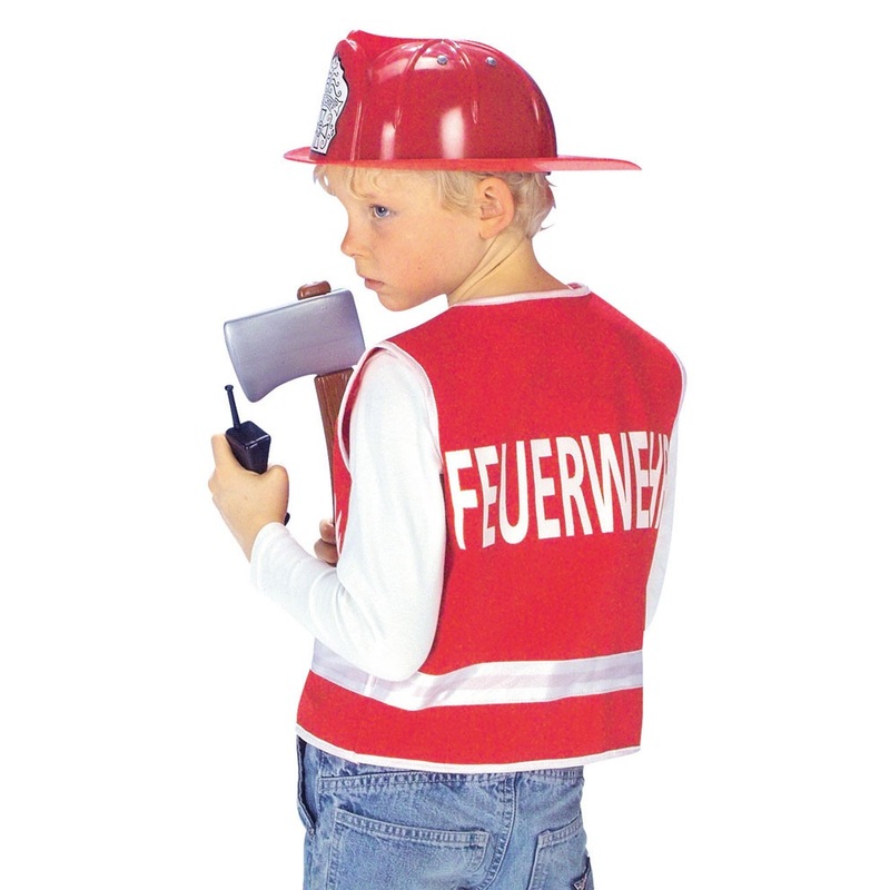 Red firefighter children's vest