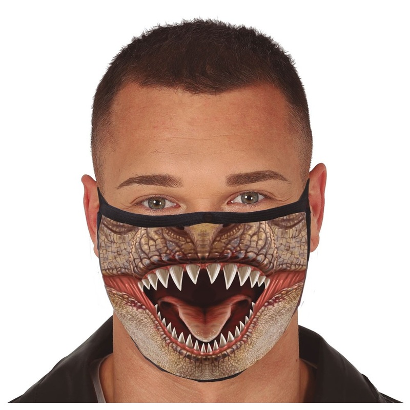 Reptile mouth and nose mask